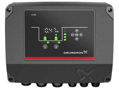 CONTROL PANEL GRUNDFOS LC 231 2X 1-9 DOL 3X460 PI CE