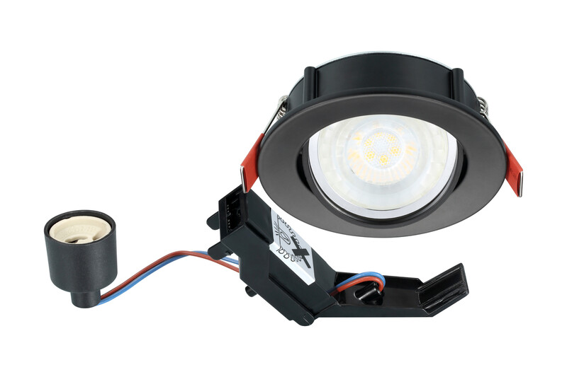 sylvania Downlight inset trend 75 swing ip23 75 round no lamp bl