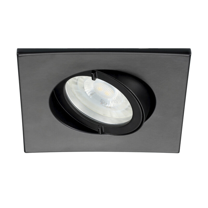 sylvania Downlight inset trend 75 swing ip44 75 square no lamp bl