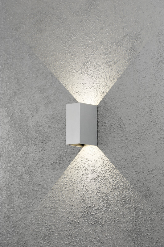 VÄGGARMATUR CREMONA 7940-310 IP54 2X3W ALU