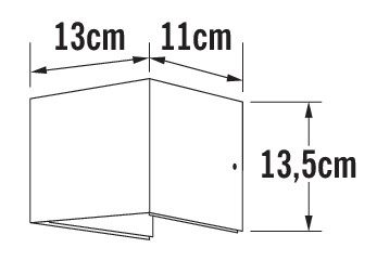 konstsmide Seinävalaisin ulko cremona 7959-310 ip54 2x3w alu