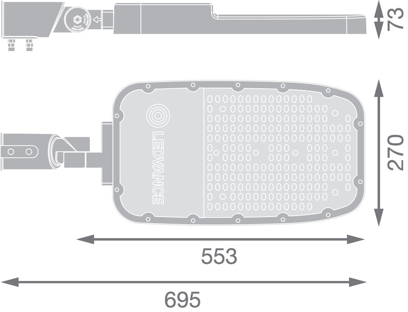 ledvance Katuvalaisin streetlight eco sl area 150w/765 rv35st 20klm