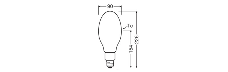 ledvance Ympärisäteilevä lamppu hql fil p 20w/827 3600lm e27