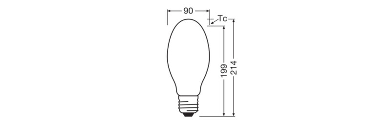 ledvance Ympärisäteilevä lamppu hql fil p 29w/827 5400lm e40