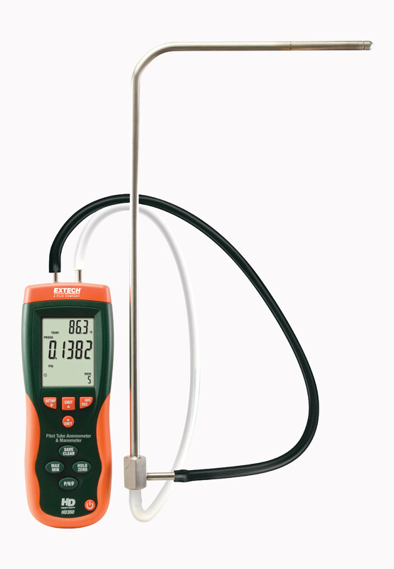 extech Pitot anemometri extech hd350