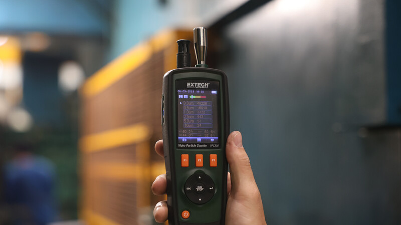 extech Omgivningsmätare extech vpc300 particale counter och b