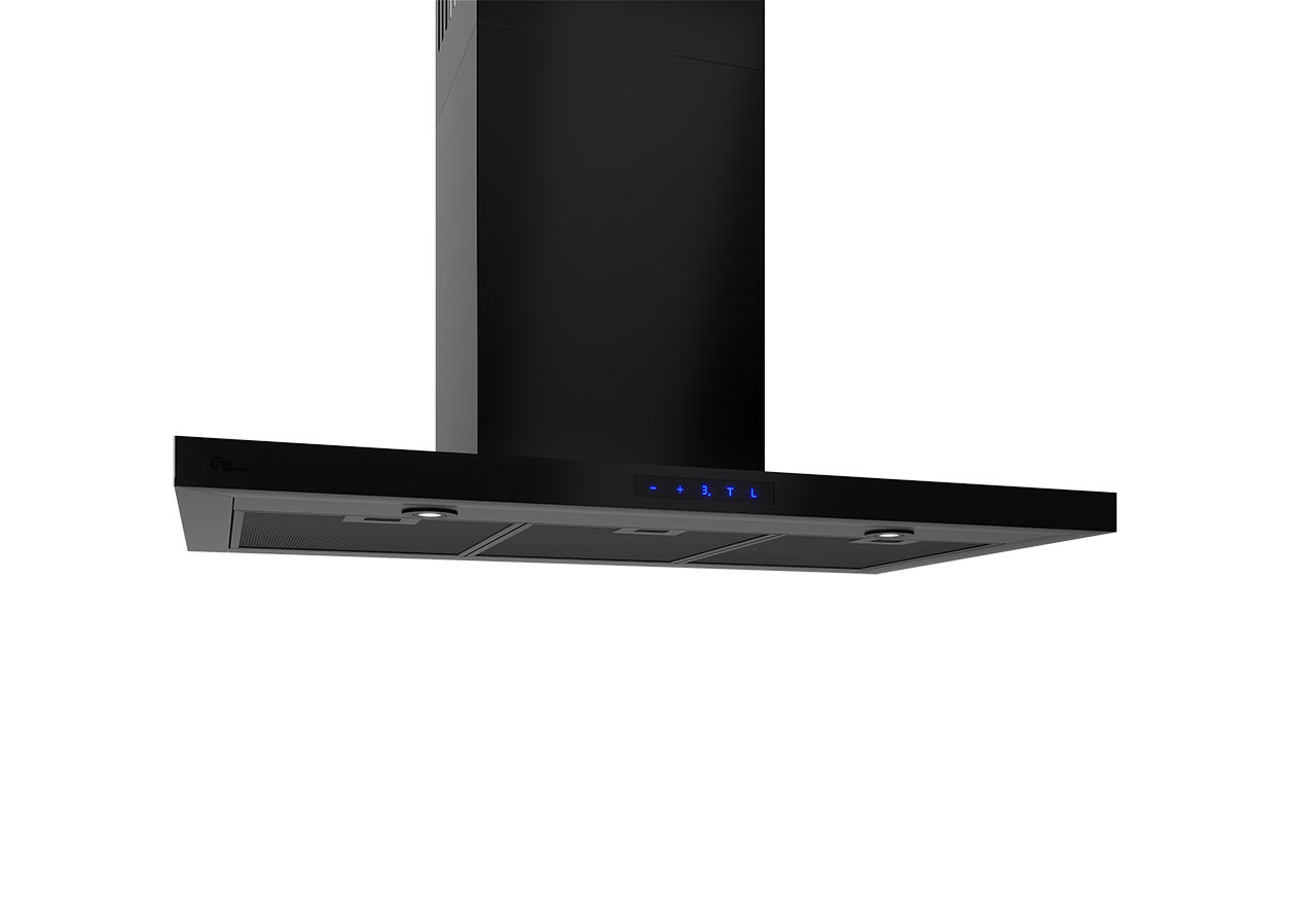 KÖKSFLÄKTAR THERMEX HARWICH II 90CM SVART VILLA
