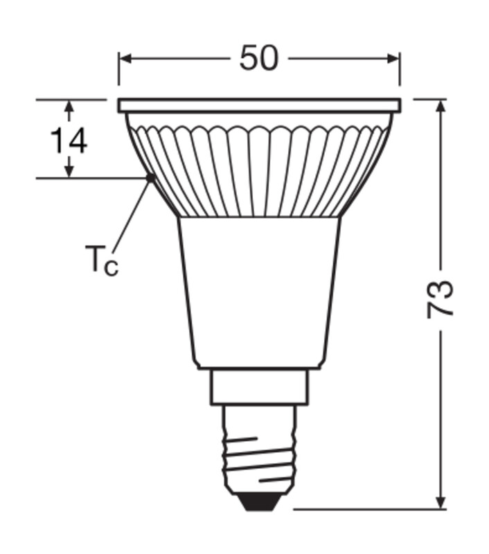 ledvance Spotlight lamp perform. spot par16 4w/927 350lm e14 dim 36d