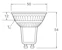 ledvance Kohdelamppu performance spot par16 2,4w/830 230lm gu10 36d