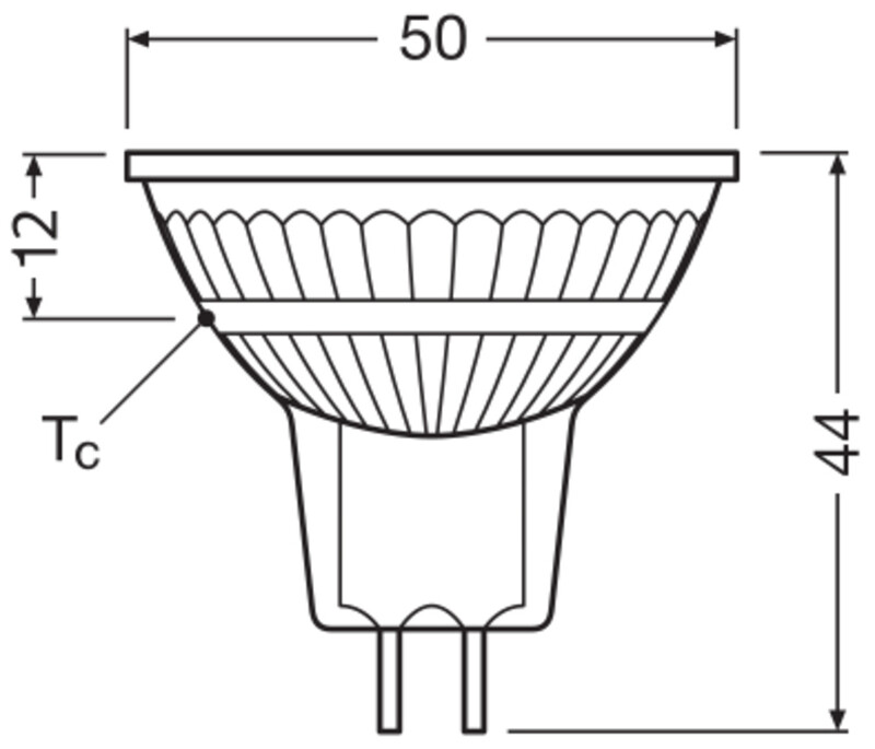 ledvance Kohdelamppu performance spot mr16 3,4w/840 345lm gu5.3 36d