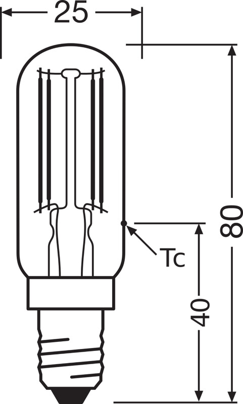 ledvance Kodinkonelamppu pfm special t26 5,9w/827 806lm e14 cl