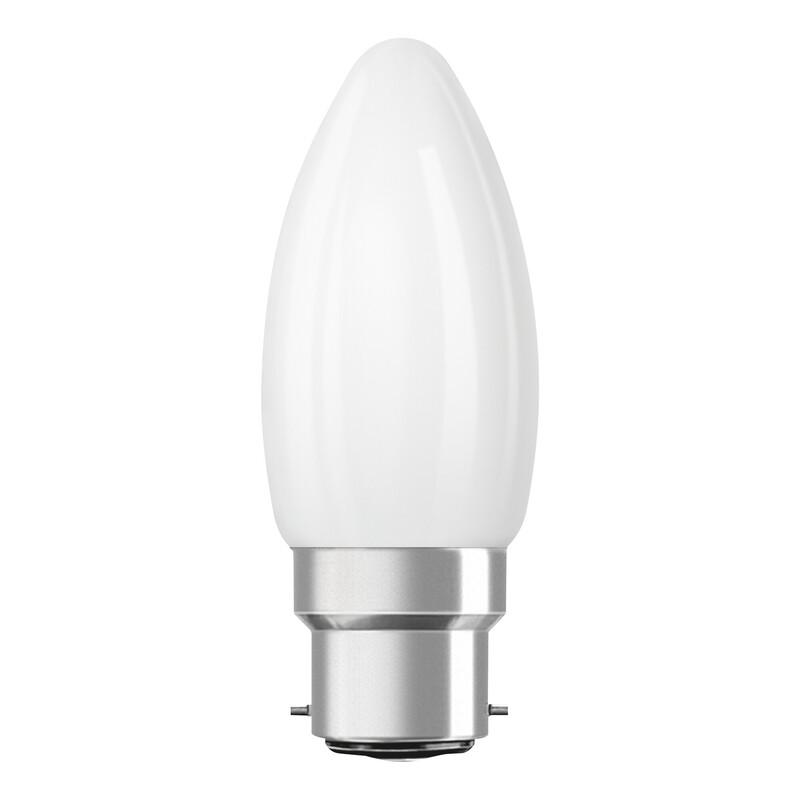 ledvance Kronlampa performance classic clb 3,4w/827 470lm b22d dim fr