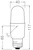ledvance Standardlampa performance cla stick 12w/827 1470lm e27 op
