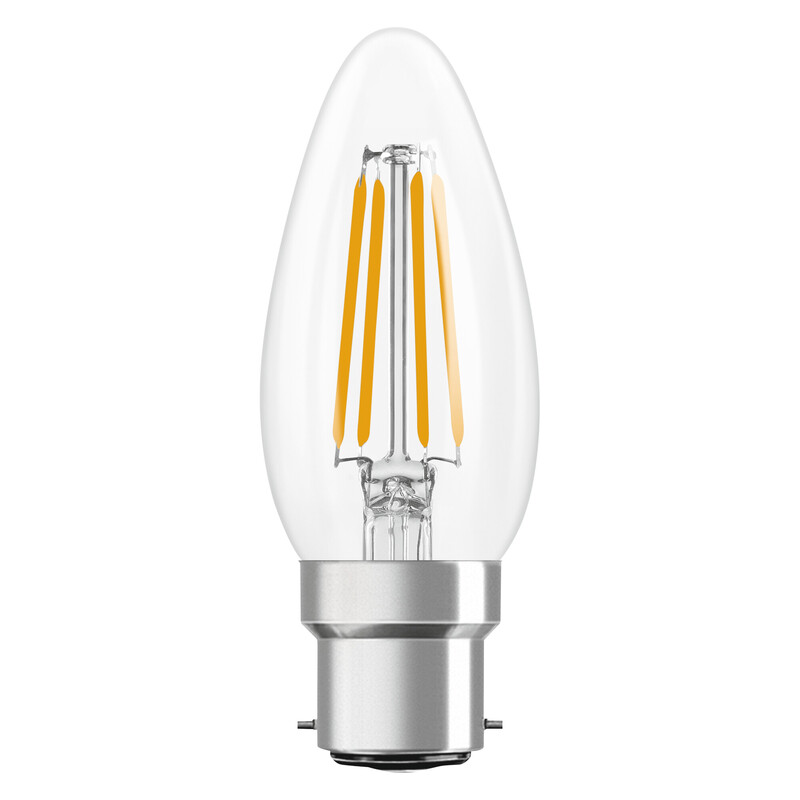 ledvance Kronlampa performance classic clb 3,4w/827 470lm b22d cl