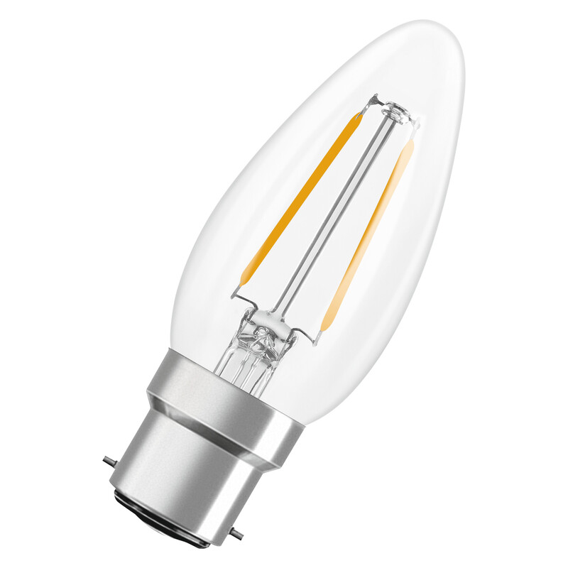 ledvance Kronlampa performance classic clb 1,8w/827 250lm b22d cl