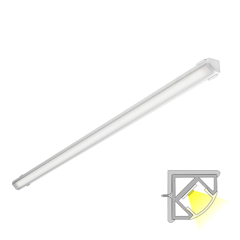 LED STRIP CORNER40COM 48W 3K AL WH