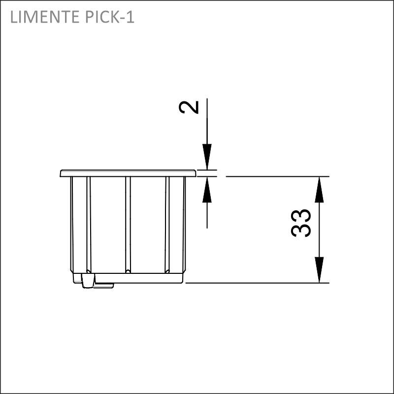limente Vägguttag pick-1 outlet kupari