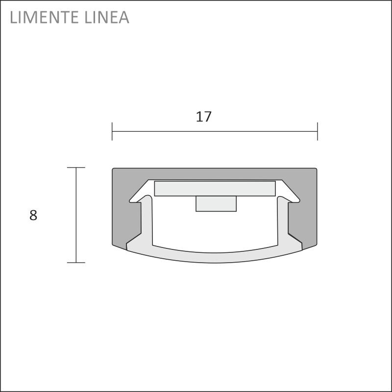 limente Valoprofiili/-nauha linea20com 24w 3k al