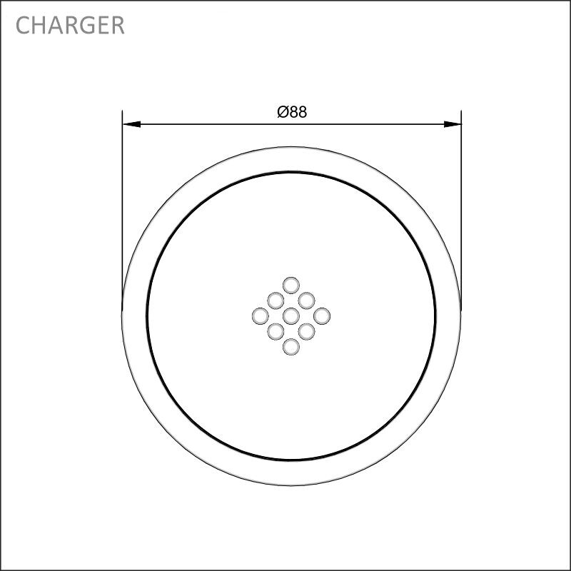 limente Charging tray charger wireless, va/va