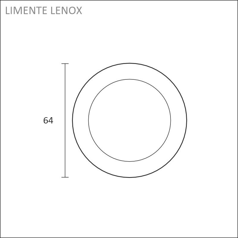 limente Kalustevalaisin lenox 2c 5x4w 3000/4000k mes