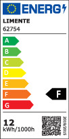 limente Led strip profil 145 ir-dim 4000k 12w