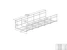 meka Wire mesh cable tray meka wmt-100-600 l 3000 xpg