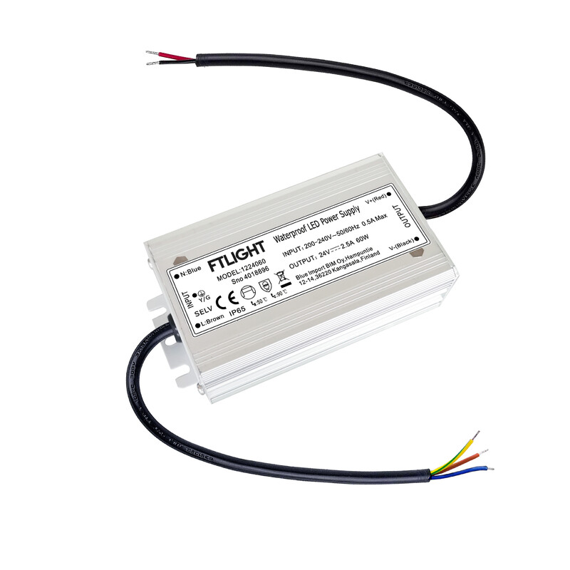 ELEKTRONINEN LIITÄNTÄLAITE 24V, 60W, IP65