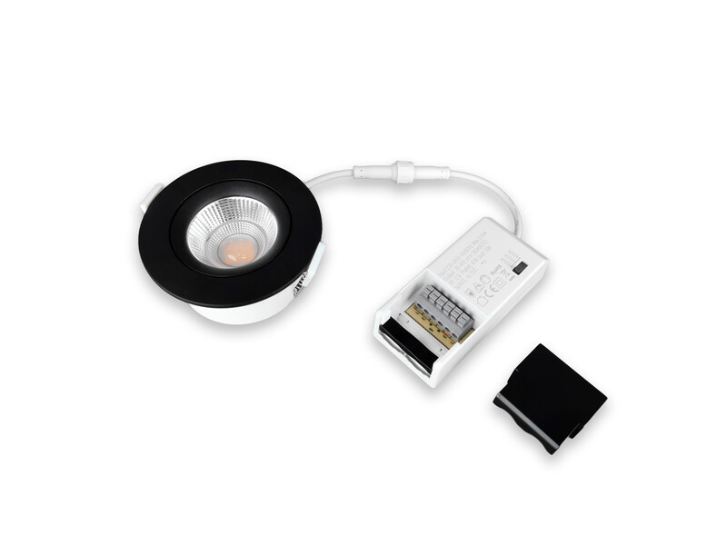 DOWNLIGHT SALLA 8W 38DEG 3CCT BLACK
