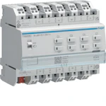 LÄHTÖYKSIKKÖ KNX HAGER TYA628C 8X6A 230VAC VS SEC DIN