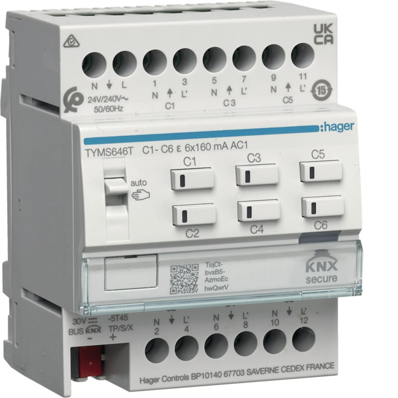hager Värmeaktor knx tyms646t 6k 24/230v din secure