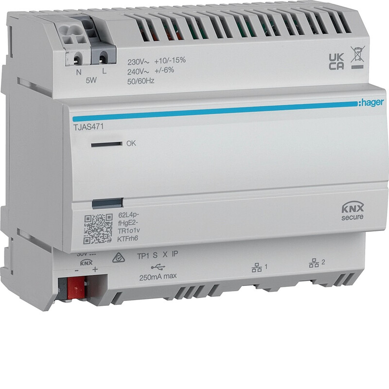 hager Liitäntäportti knx hager tjas471r domovea/iot secure