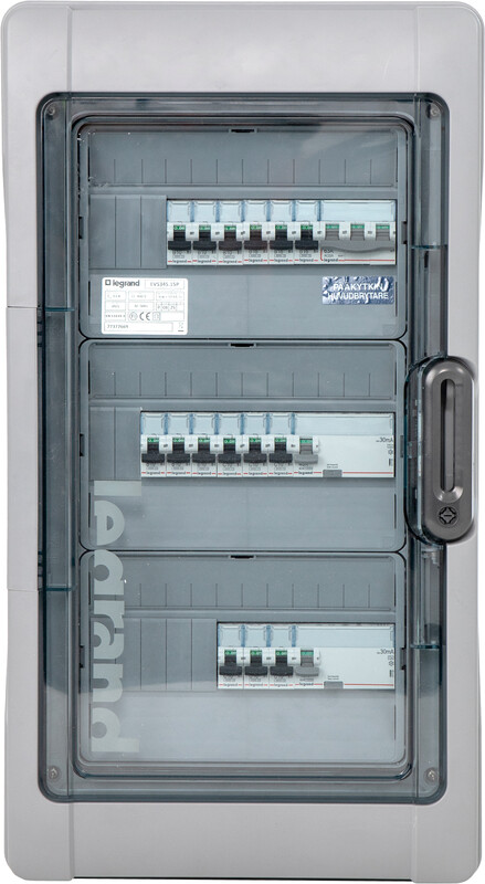 legrand Ryhmäkeskus pc esteri 2xvvs 9x10a 6x16a ip65 63a