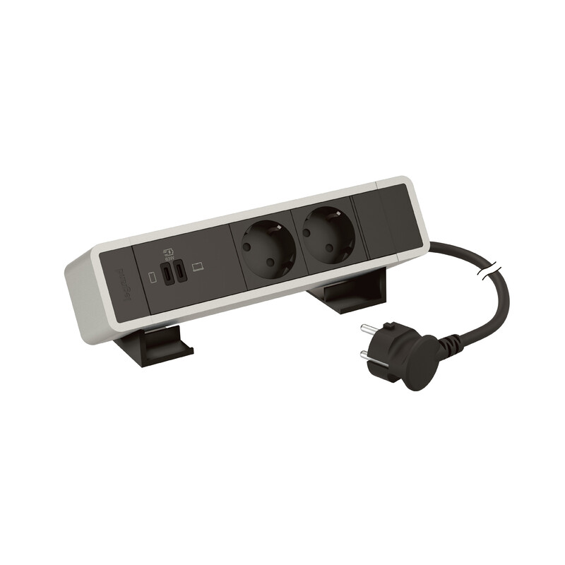 SOCKET-OUTLET PANEL INCARA 2S USB C+C PD 63W 2M ANBLK
