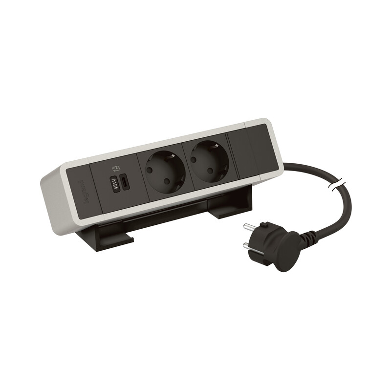 SOCKET-OUTLET PANEL INCARA 2S USB C PD 45W 2M ANBLK