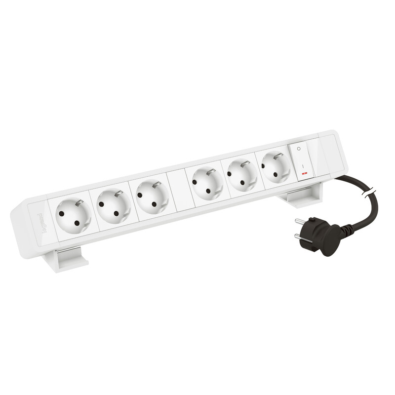 legrand Pistorasiapaneeli incara 6s+kytkin 2m liitosk. val