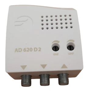 laatuantenni Amplifier for apartment la-ant vhf/uhf, 20/22 db, 1 in, 2 out