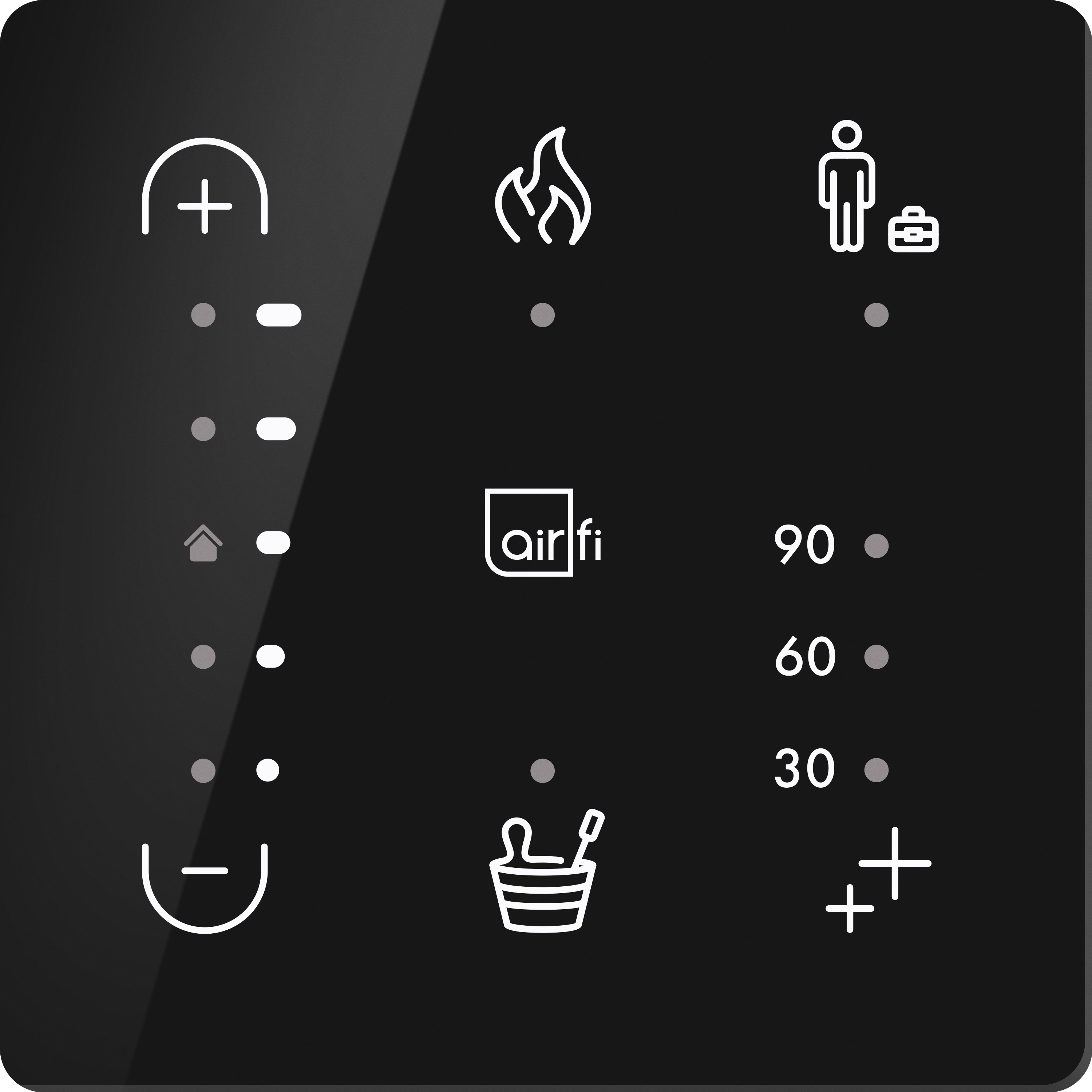 CONTROL BOARD AIRFI SENTO BLACK