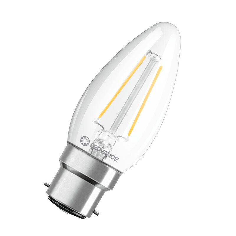 ledvance Candle lamp performance clb 2,5w/827 250lm b22d cl