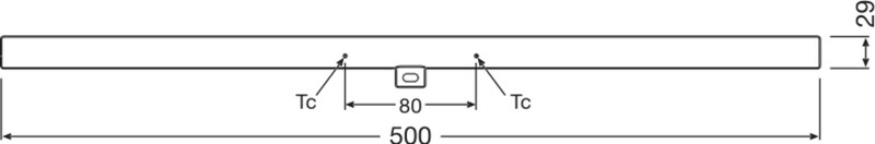 osram Lineaarilamppu ledinestra s14d 5w/927 470lm dim fr 50cm
