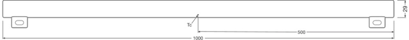 osram Lineaarilamppu ledinestra s14s 10w/927 1055 dim fr 100cm