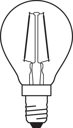 osram lamput Led lamp cl p 22 small bulb e14 fil gold