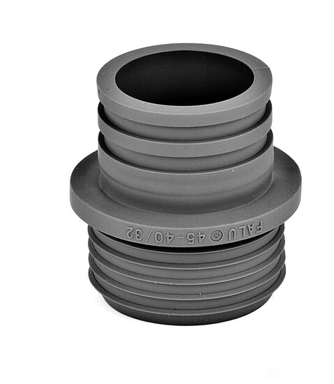 faluplast Väggavlopp faluplast 50mm 182x111mm pp med gummi
