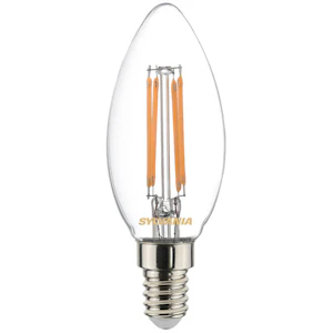 sylvania Candle lamp toledo platinum retro 2,3w e14 840 485lm cl