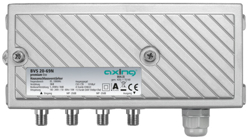 LAAJAKAISTAVAHVISTIN LA-ANT 5-65MHZ 30DB / 85-1006MHZ 38DB