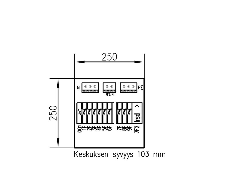 utu Gruppcentral påputs pointer 1p3409 35a ip30 ps
