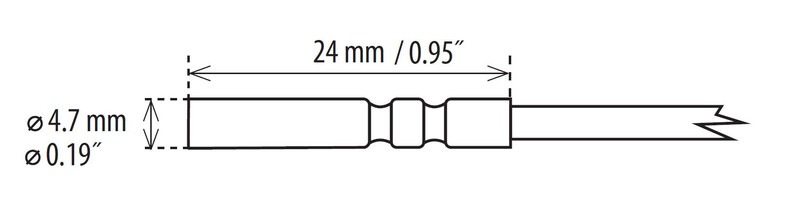 elko ep Sensor -30/+200 pt100 cu l=6m silic.