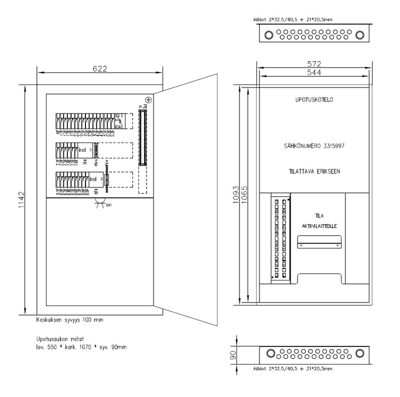 utu Ryhmäkeskus-data uppo terrier it-terrier 40.30 35a ip30 fe