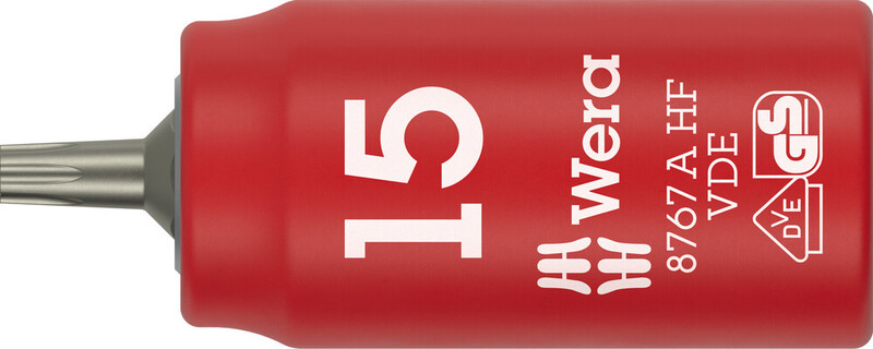 HYLSNYCKEL JT WERA 8767 A VDE HF ZYKLOP, TX 15 mm