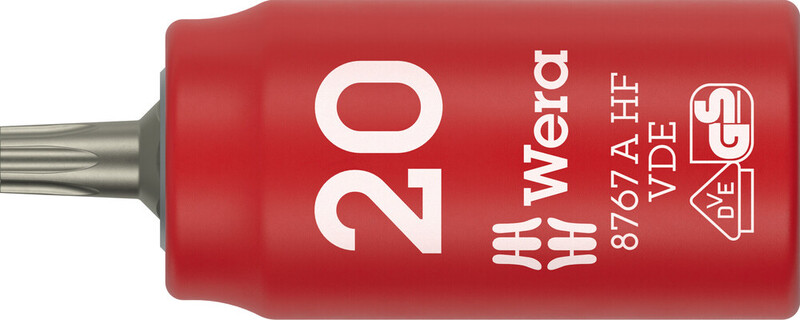 HYLSNYCKEL JT WERA 8767 A VDE HF ZYKLOP, TX 20 mm