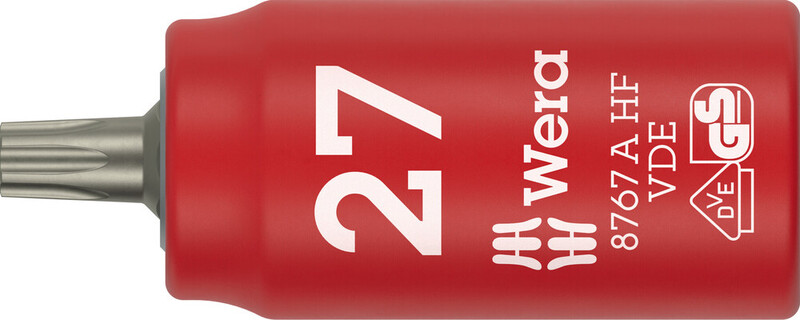 HYLSNYCKEL JT WERA 8767 A VDE HF ZYKLOP, TX 27 mm